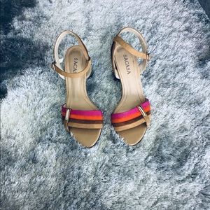 Sacasa Leather Shoes Heels